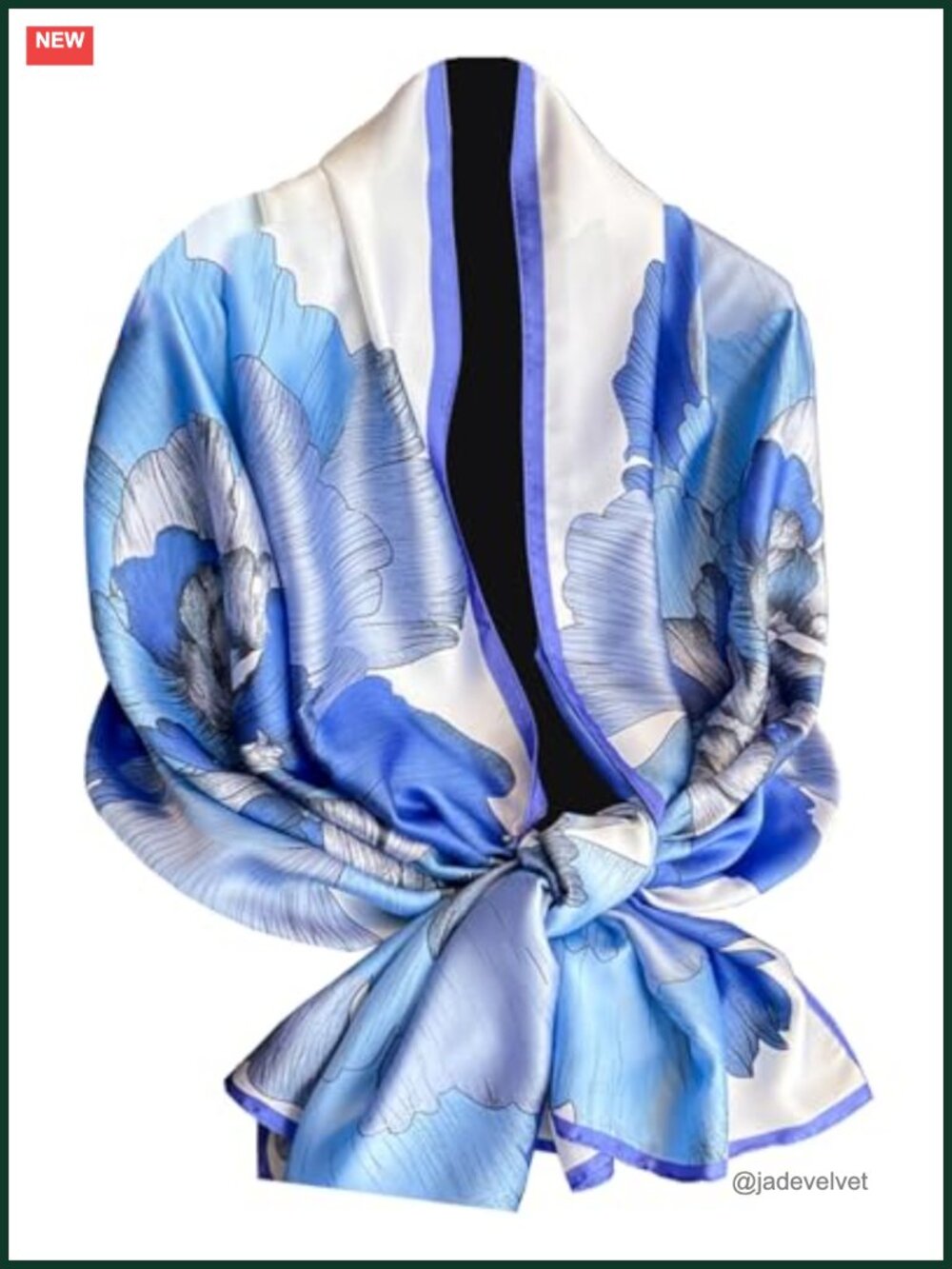 Silky Satin Scarf Shawl Wrap for Women Dressy Lightweight Evening Formal